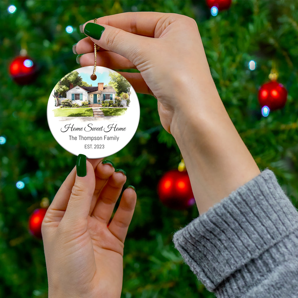 Custom Home Ornament —The Most Personal Gift You Can Give This Year