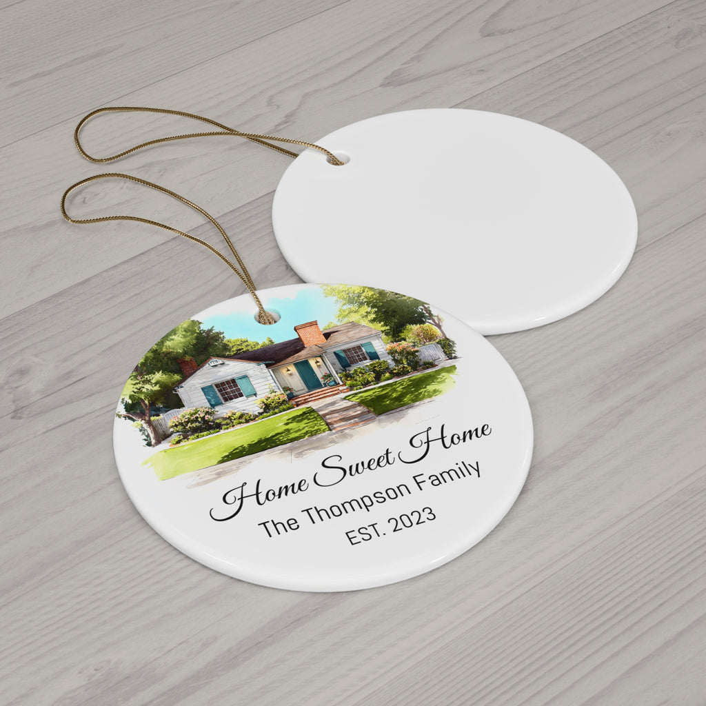 Custom Home Ornament —The Most Personal Gift You Can Give This Year