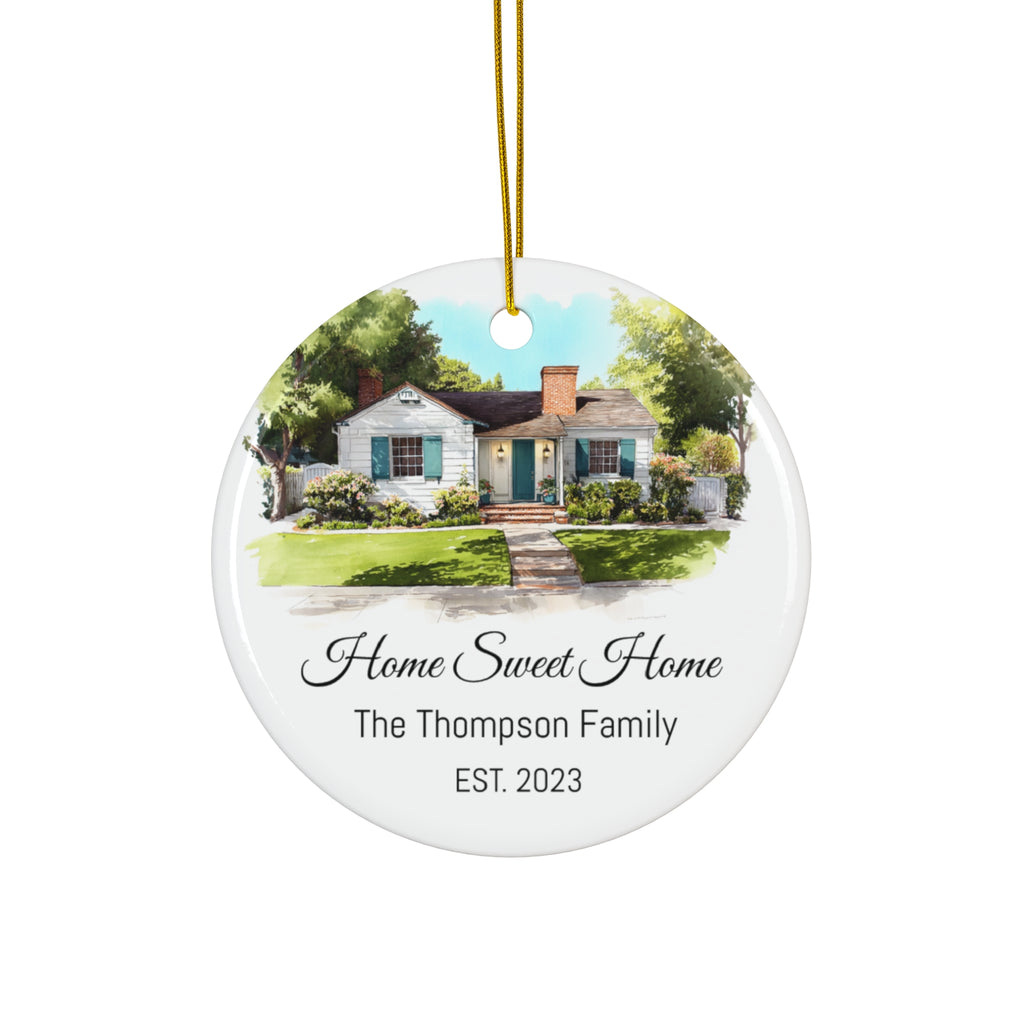 Custom Home Ornament —The Most Personal Gift You Can Give This Year