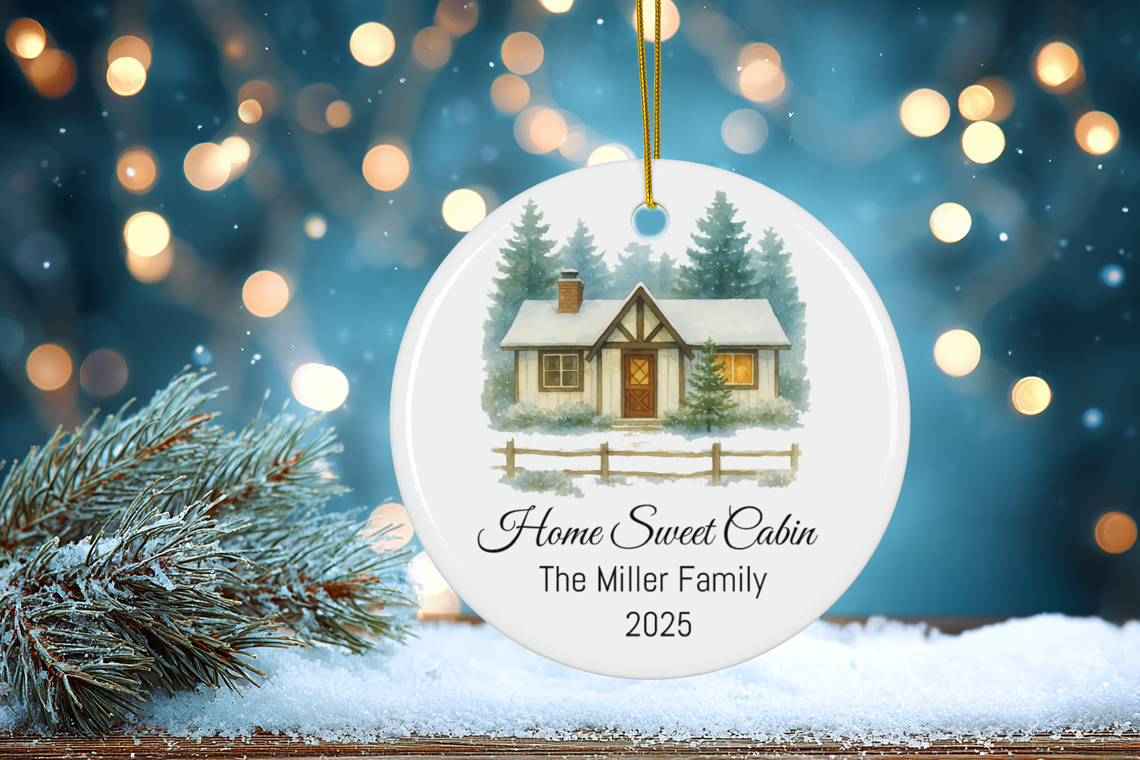Custom Home Ornament —The Most Personal Gift You Can Give This Year