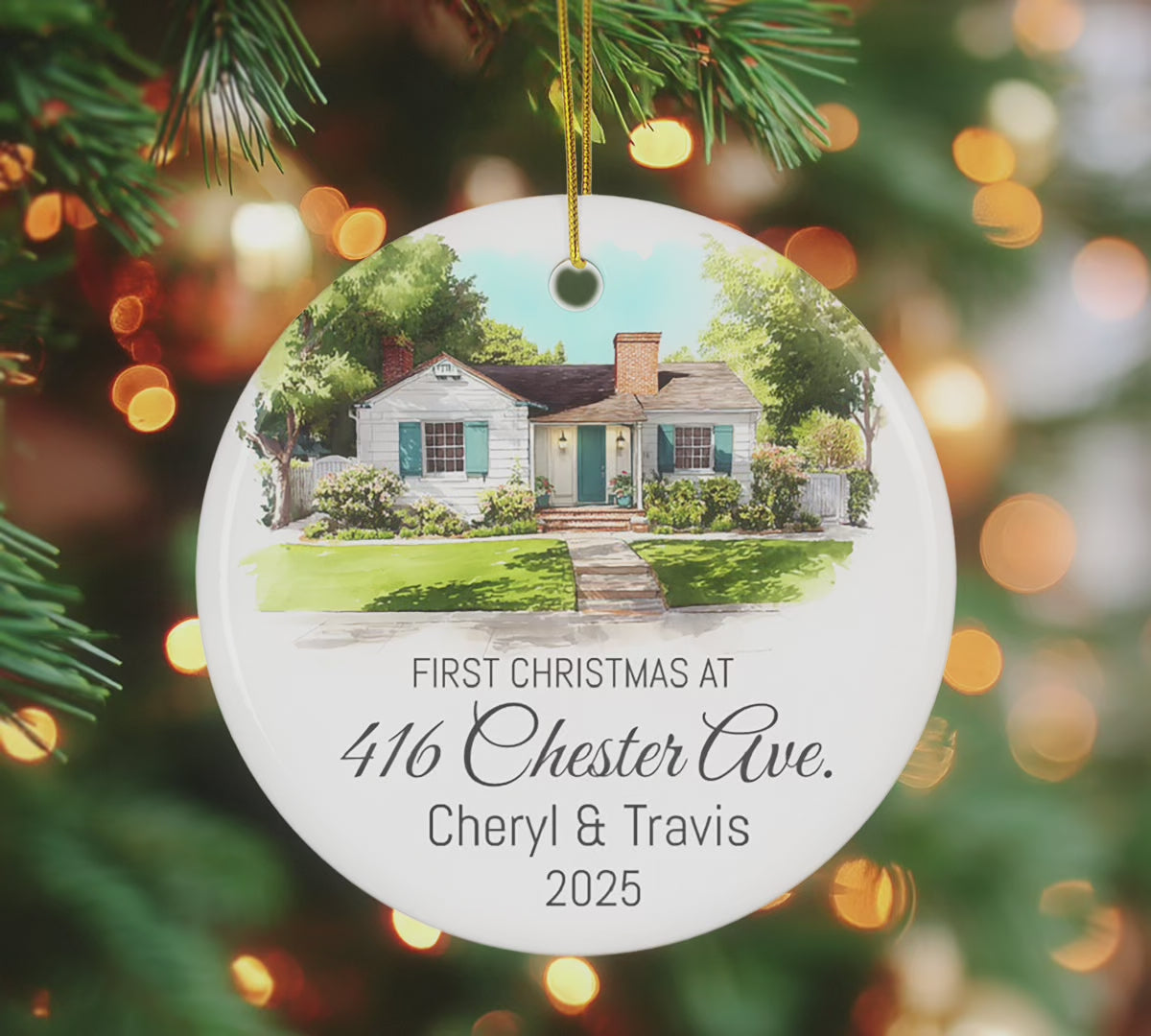 Custom Home Ornament —The Most Personal Gift You Can Give This Year